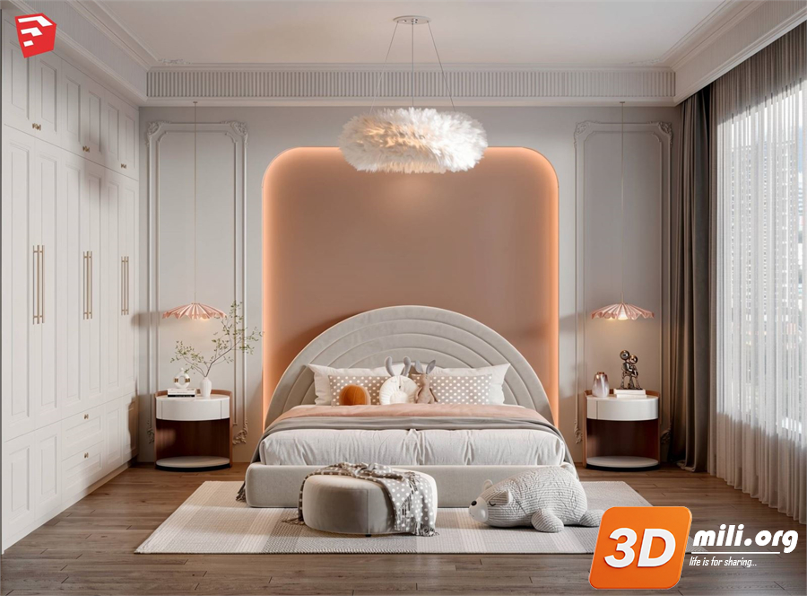 Children Room Scenes Skp FIles 